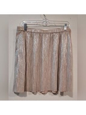 BCBGeneration Gold A-Line Mini Skirt Cocktail
